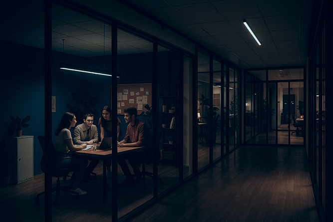 Команда в офисе